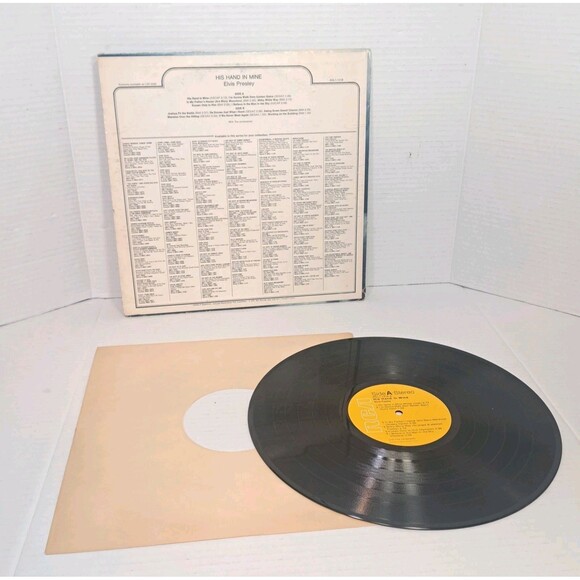 Vtg 1976 Elvis Presley His Hand In Mine Vinyl LP (ANL1-1319) Gospel RCA Record - Picture 2 of 3